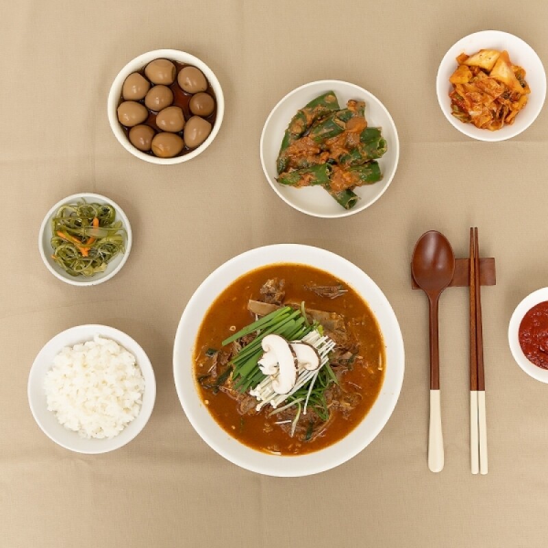 강원더몰,원주 맛집 염소자리 흑염소전골 흑염소탕 밀키트 1팩 800g